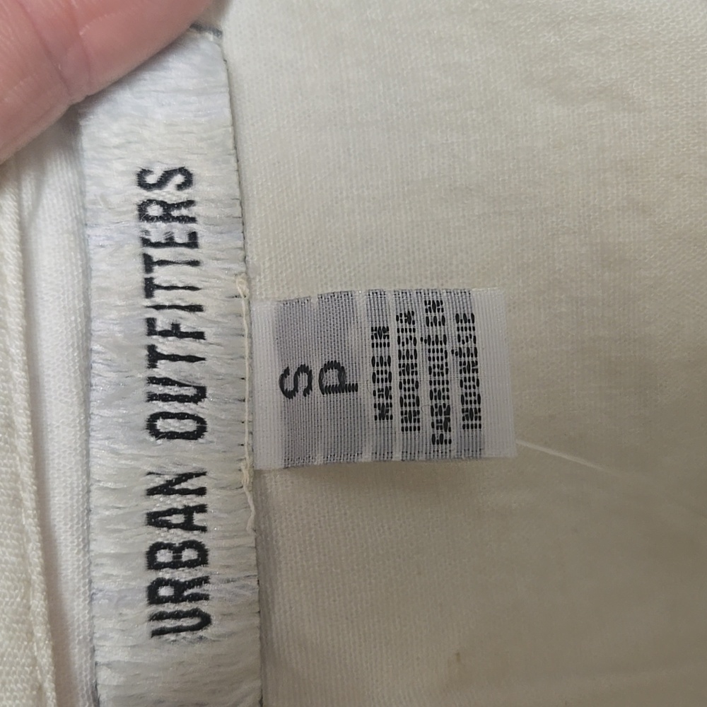 Urban Outfitters Sari Halter Vest Top Linen Blend Sz Small Neutral Cream - Picture 6 of 10